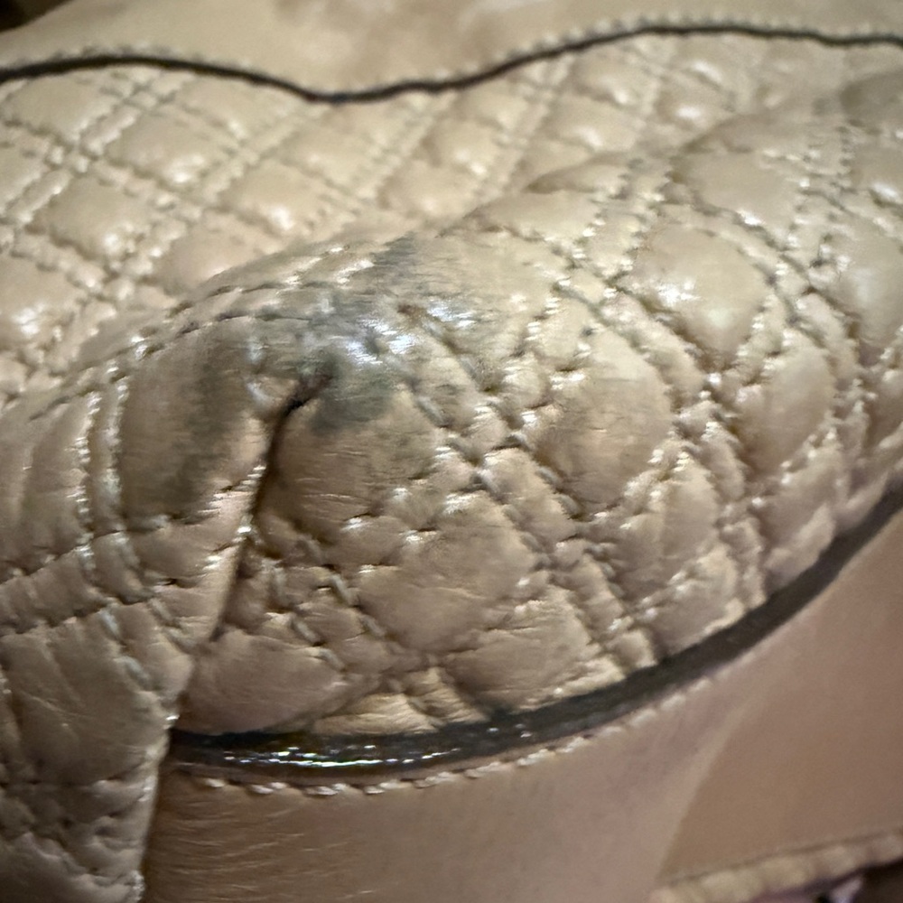 Marc Jacobs Stam bag in quilted beige leather preowned - Picture 9 of 16